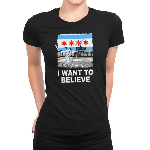 Chi Want To Believe Exclusive - Womens Premium on Sale