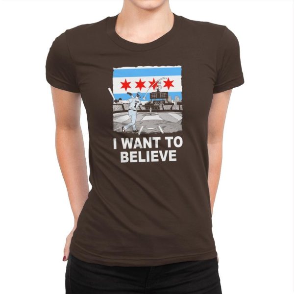 Chi Want To Believe Exclusive - Womens Premium on Sale - Image 5