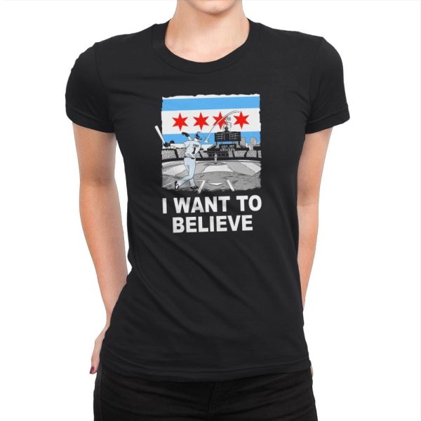 Chi Want To Believe Exclusive - Womens Premium on Sale - Image 2