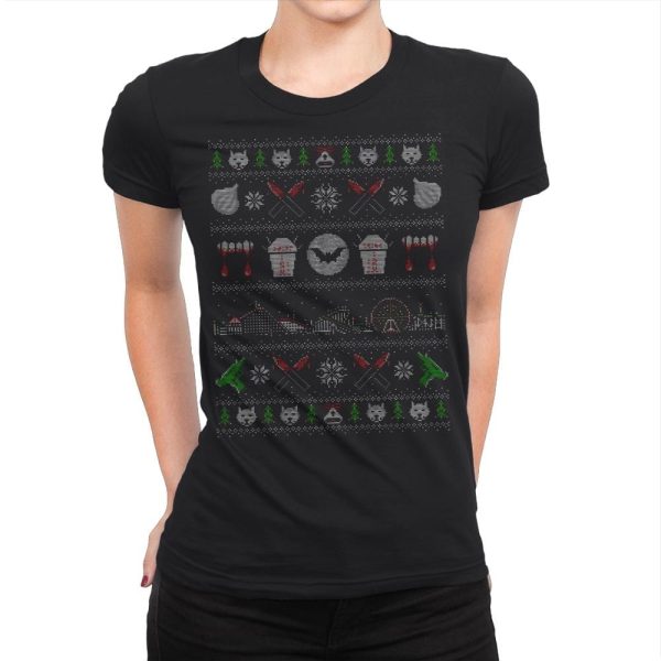 Xmas in Santa Carla - Ugly Holiday - Womens Premium For Discount