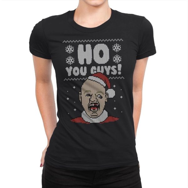 Ho You Guys! - Ugly Holiday - Womens Premium Cheap - Image 2