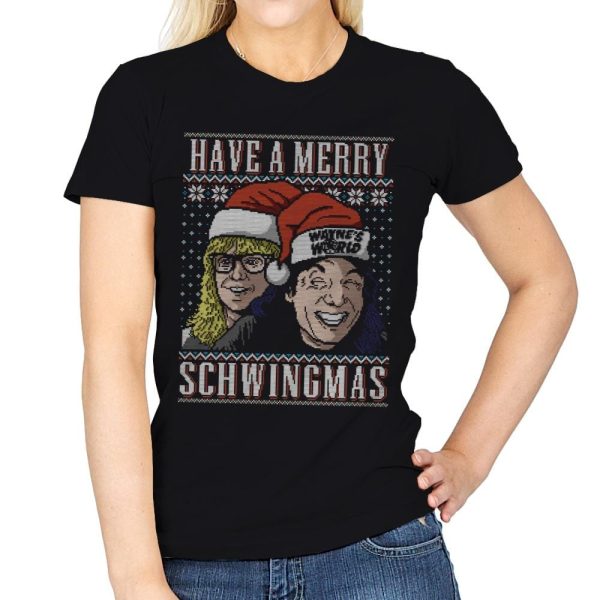 Merry Schwingmas - Ugly Holiday - Womens Sale
