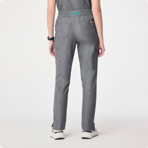 women s Graphite High Waisted Dowa - Scrub Pant For Discount - Image 4