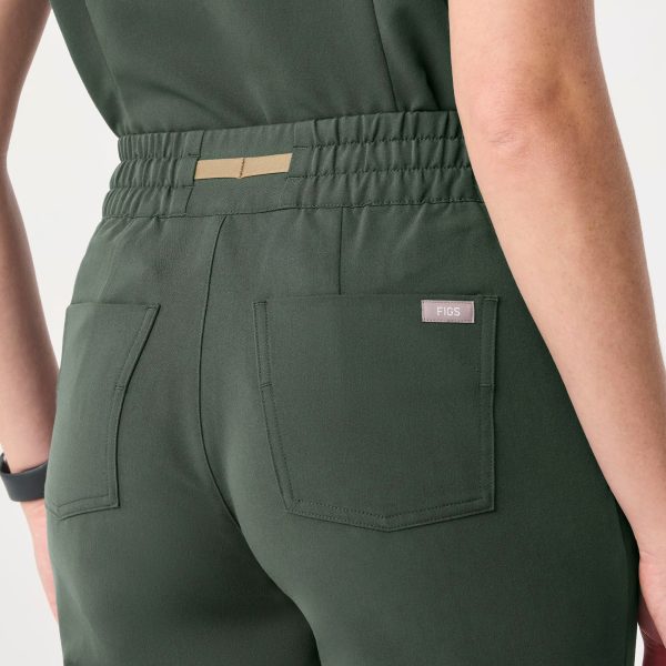 women s Moss High Waisted Uman Relaxed - Jogger Scrub Pant Hot on Sale - Image 5