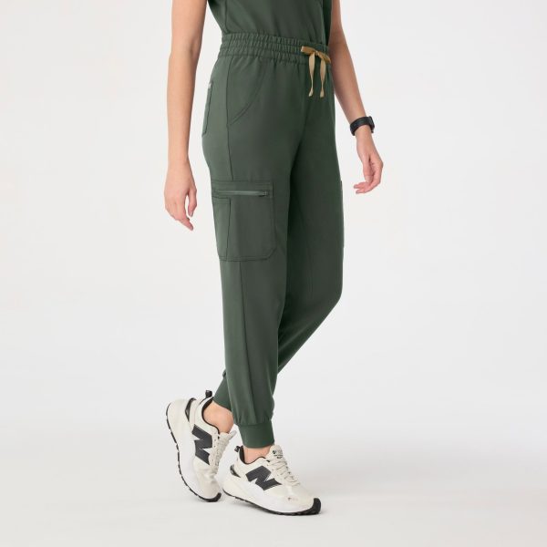 women s Moss High Waisted Uman Relaxed - Jogger Scrub Pant Hot on Sale - Image 3