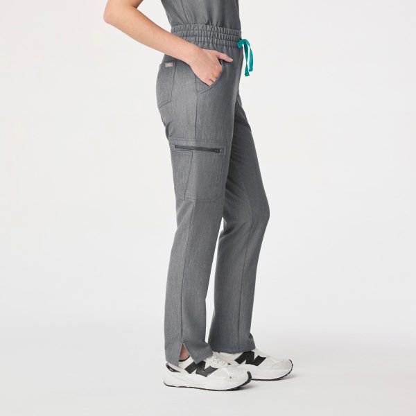 women s Graphite High Waisted Dowa - Petite Scrub Pant Supply - Image 3